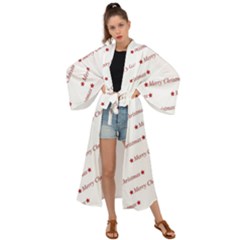 Christmas Cute Maxi Kimono by nateshop