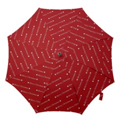 Cute Christmas Red Hook Handle Umbrellas (large) by nateshop