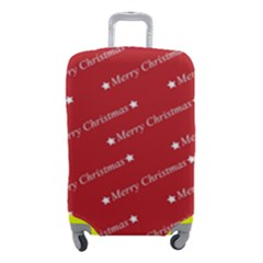 Cute Christmas Red Luggage Cover (small) by nateshop