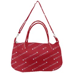 Cute Christmas Red Removal Strap Handbag by nateshop