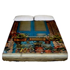 Beautiful Venice Window Fitted Sheet (king Size) by ConteMonfrey