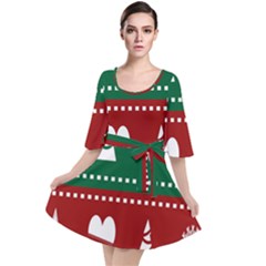 Christmas-04 Velour Kimono Dress by nateshop