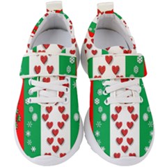 Christmas-05 Kids  Velcro Strap Shoes by nateshop