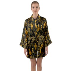 Christmas Long Sleeve Satin Kimono by nateshop