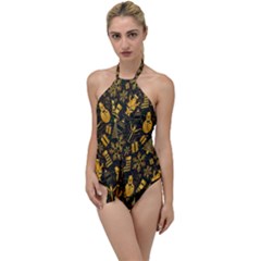 Christmas Go With The Flow One Piece Swimsuit by nateshop