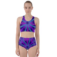 Wallpaper Tie Dye Pattern Racer Back Bikini Set by Wegoenart