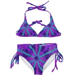 Wallpaper Tie Dye Pattern Kids  Classic Bikini Set by Wegoenart