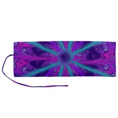 Wallpaper Tie Dye Pattern Roll Up Canvas Pencil Holder (m) by Wegoenart