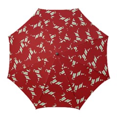 Christmas-merry Christmas Golf Umbrellas by nateshop