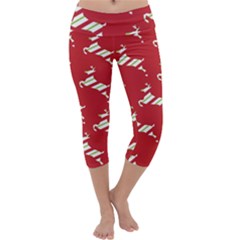 Christmas-merry Christmas Capri Yoga Leggings by nateshop