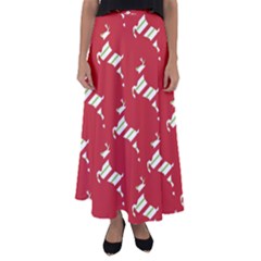 Christmas-merry Christmas Flared Maxi Skirt by nateshop