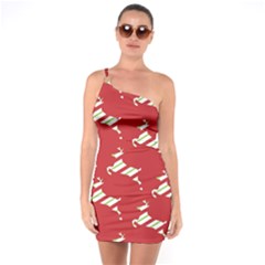 Christmas-merry Christmas One Soulder Bodycon Dress by nateshop