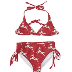 Christmas-merry Christmas Kids  Classic Bikini Set by nateshop