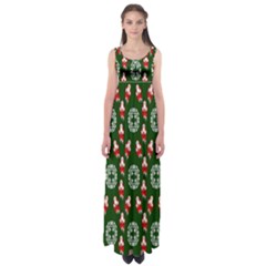 Christmas-09 Empire Waist Maxi Dress by nateshop