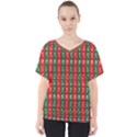 Christmas-10 V-Neck Dolman Drape Top View1