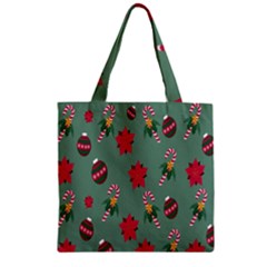 Cute ,merry Christmas Zipper Grocery Tote Bag