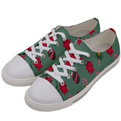 Cute ,merry Christmas Women s Low Top Canvas Sneakers by nateshop