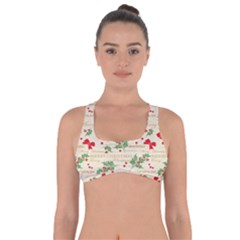 Christmas-paper Got No Strings Sports Bra