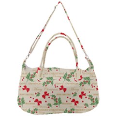 Christmas-paper Removal Strap Handbag by nateshop