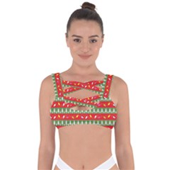 Christmas-papers Bandaged Up Bikini Top by nateshop