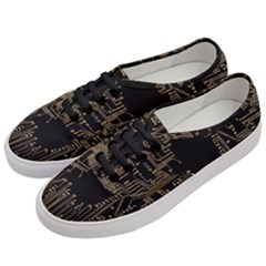 Circuit-board Women s Classic Low Top Sneakers by nateshop