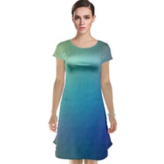 Color Cap Sleeve Nightdress