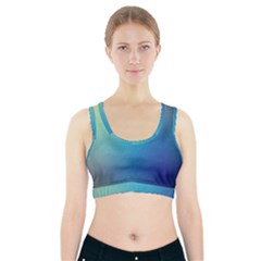 Color Sports Bra With Pocket