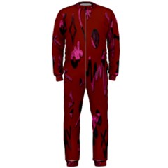 Doodles Maroon Onepiece Jumpsuit (men) by nateshop