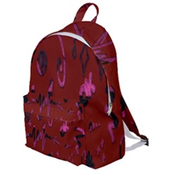 Doodles Maroon The Plain Backpack by nateshop