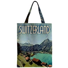 Lake Lungern - Switzerland Zipper Classic Tote Bag by ConteMonfrey