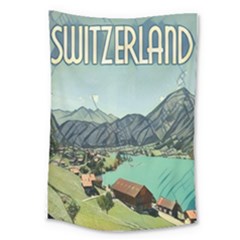 Lake Lungern - Switzerland Large Tapestry by ConteMonfrey