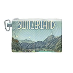 Lake Lungern - Switzerland Canvas Cosmetic Bag (medium) by ConteMonfrey