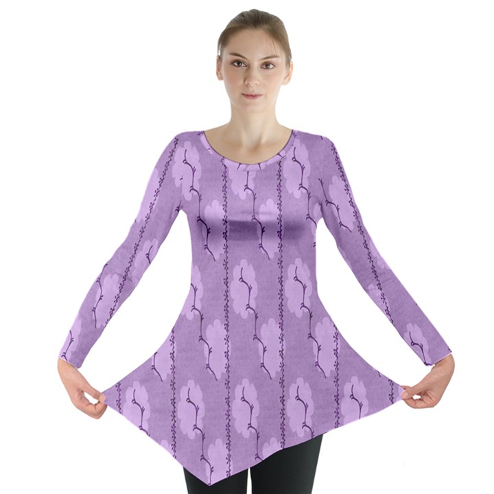 Flowers Long Sleeve Tunic 