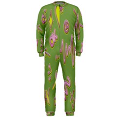 Green Yes Pink Onepiece Jumpsuit (men) by nateshop