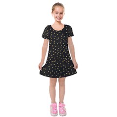 Grunge- Kids  Short Sleeve Velvet Dress by nateshop