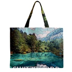 Blausee Naturpark - Switzerland Zipper Mini Tote Bag by ConteMonfrey