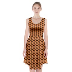 Cute Pumpkin Black Small Racerback Midi Dress by ConteMonfrey