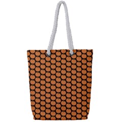 Cute Pumpkin Black Small Full Print Rope Handle Tote (small) by ConteMonfrey