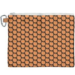 Cute Pumpkin Black Small Canvas Cosmetic Bag (xxxl) by ConteMonfrey