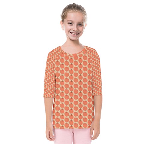 Cute Pumpkin Small Kids  Quarter Sleeve Raglan Tee by ConteMonfrey