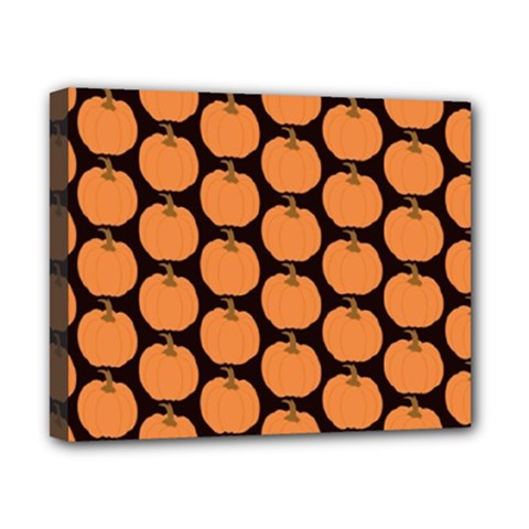 Black And Orange Pumpkin Canvas 10  X 8  (stretched) by ConteMonfrey