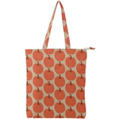 Cute Pumpkin Double Zip Up Tote Bag by ConteMonfrey