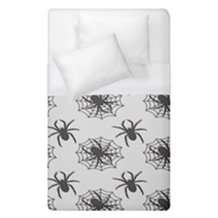 Spider Web - Halloween Decor Duvet Cover (single Size) by ConteMonfrey