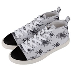 Spider Web - Halloween Decor Men s Mid-top Canvas Sneakers by ConteMonfrey