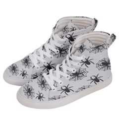 Spider Web - Halloween Decor Men s Hi-top Skate Sneakers by ConteMonfrey