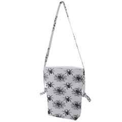 Spider Web - Halloween Decor Folding Shoulder Bag by ConteMonfrey