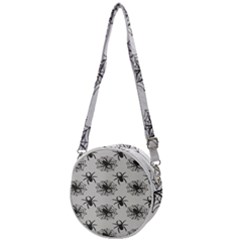 Spider Web - Halloween Decor Crossbody Circle Bag by ConteMonfrey