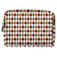 Halloween Palette Plaids   Make Up Pouch (medium) by ConteMonfrey