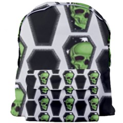 Coffins And Skulls - Modern Halloween Decor  Giant Full Print Backpack by ConteMonfrey