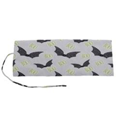 Boo! Bat Rain - Halloween Decor  Roll Up Canvas Pencil Holder (s) by ConteMonfrey